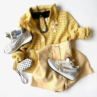 Matthew Bruch Knit Mesh Cardigan