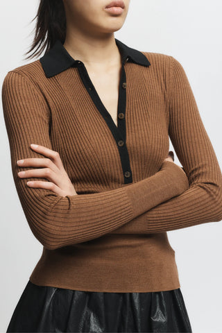 Saint Art Cillian Polo Sweater