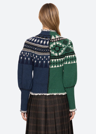 Sea Linea Zip Front Cardigan