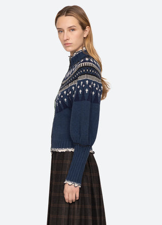 Sea Linea Zip Front Cardigan