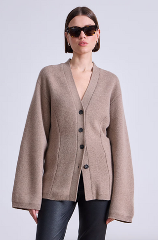 Apiece Apart Paris V-Neck Button Front Cardigan