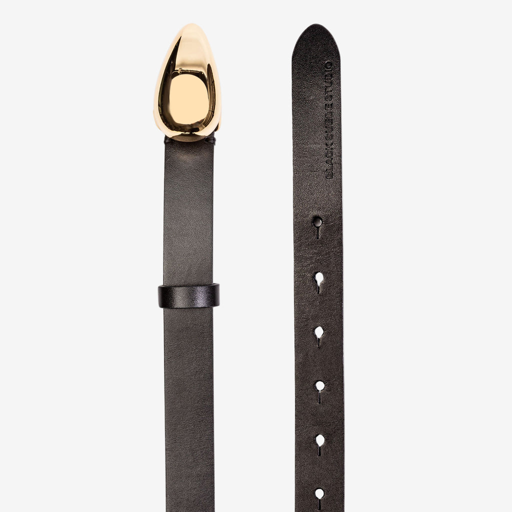 Black Suede Studio Bean Belt Aria