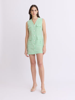 Matthew Bruch Mini Vest Dress