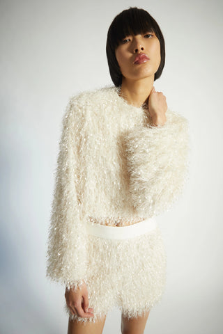 Saint Art Greta Feather Top