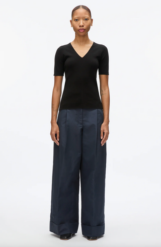 3.1 Phillip Lim Compact Rib V-Neck Tee