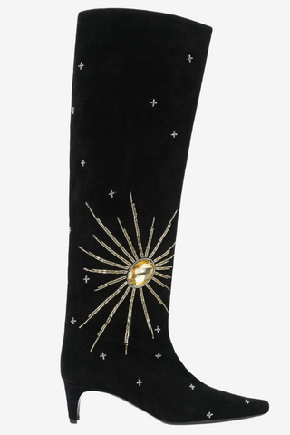 Staud Wally Crystal-Embellished Boot