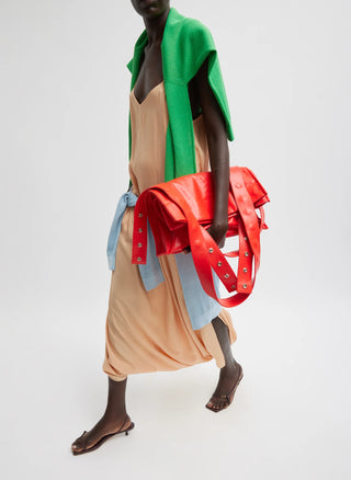 Tibi Acetate Strappy Jalouise Dress