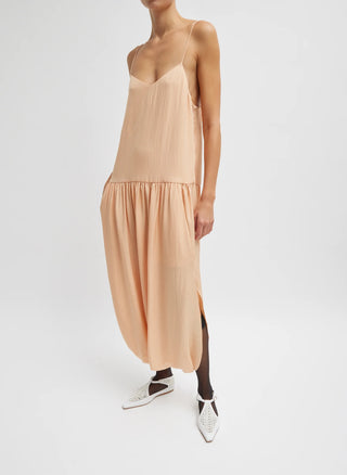 Tibi Acetate Strappy Jalouise Dress