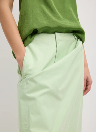 Tibi Bio Twill Riding Skirt