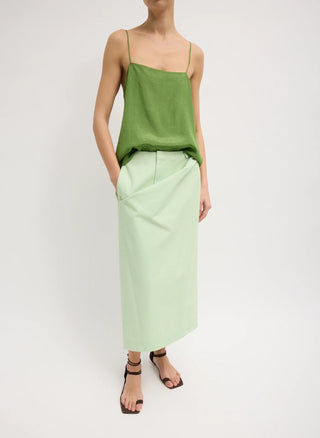 Tibi Bio Twill Riding Skirt