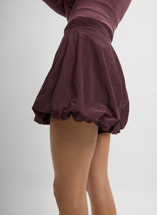 Tibi Nylon Bubble Short