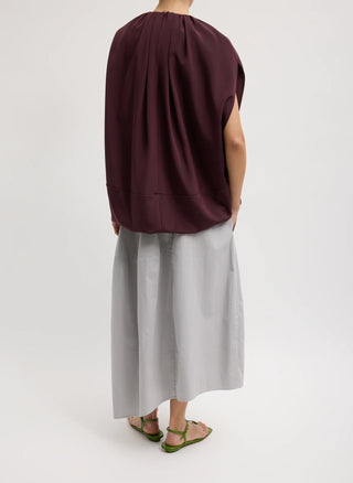 Tibi Stretch Nylon Silk Cape Top