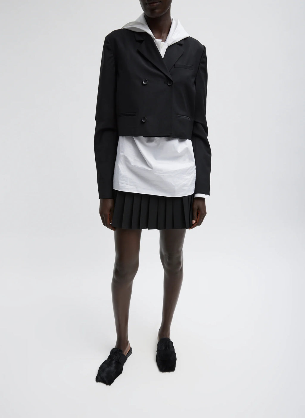 美品★Deuxieme classe TIBI TROPICALジャケット Tibi Tropical Wool Cropped Lean Double Breasted Shirt Jacket – Aria