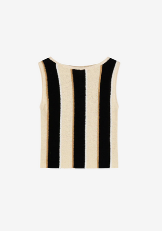 Zulu & Zephyr Stripe Knit Crop Top