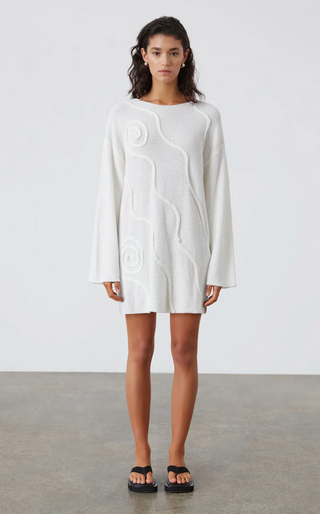 Zulu & Zephyr Swirl Knit Tunic Dress