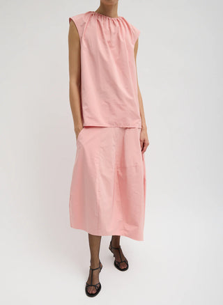 Tibi Nylon Asymmetrical Balloon Skirt