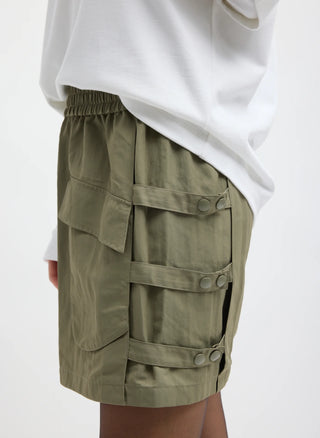 Tibi Techy Twill Skirt