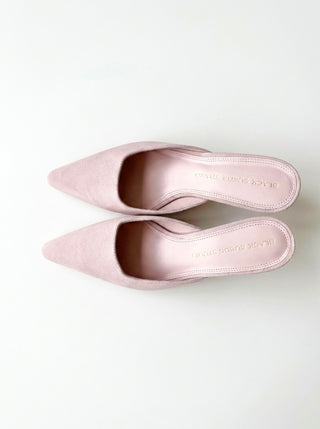 Black Suede Studio Riley Heel