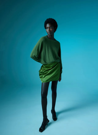 Tibi Cashmere Crewneck Sweater