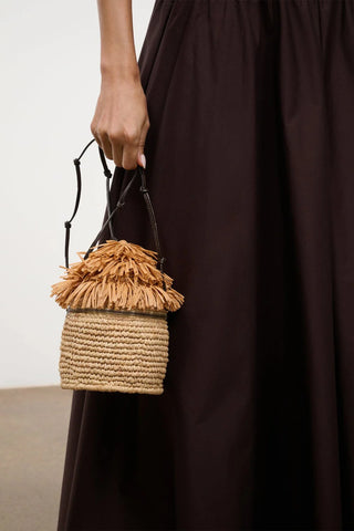 Staud Tiki Raffia Bag