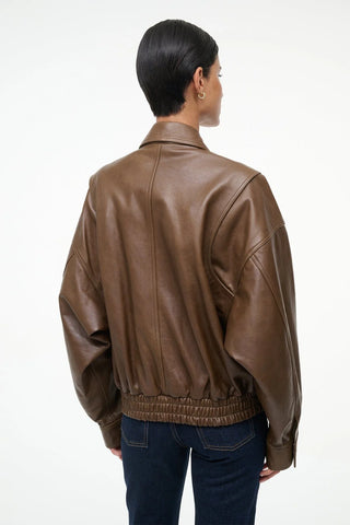 Staud Eugene Leather Jacket
