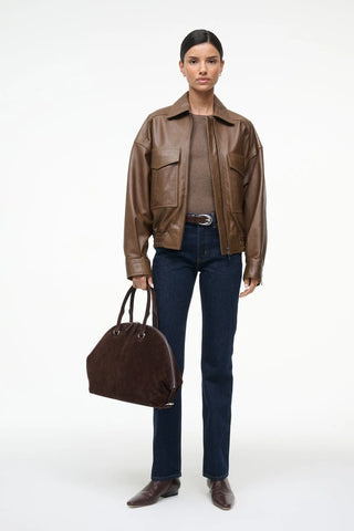 Staud Eugene Leather Jacket