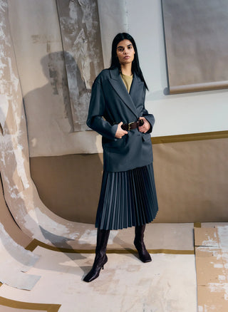 Tibi Pleating Sunray Skirt