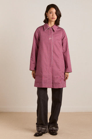 Damson Madder Mercedes Bow Trench