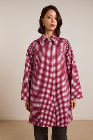 Damson Madder Mercedes Bow Trench