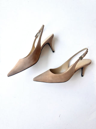 Black Suede Studio Branca Heel