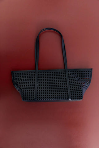 St. Agni Perforated Slim Bateau Tote