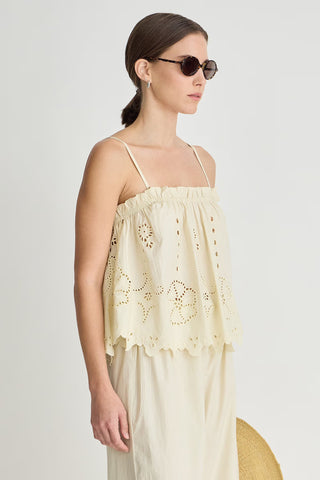 Apiece Apart Embroidered Cami Top