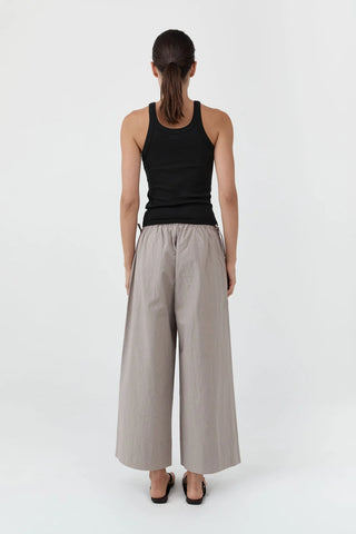 St. Agni Cropped Drawstring Pant