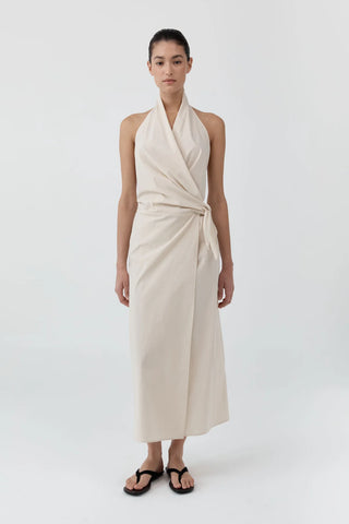 St. Agni Halter Wrap Dress
