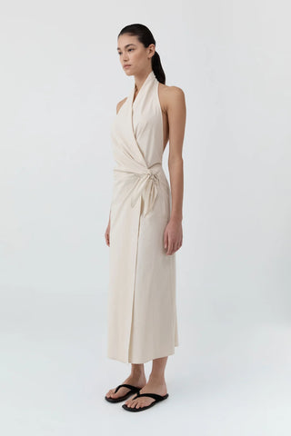 St. Agni Halter Wrap Dress
