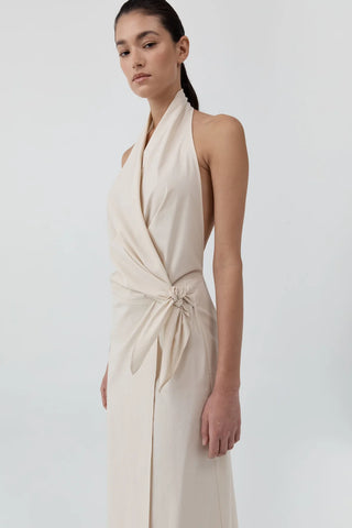 St. Agni Halter Wrap Dress