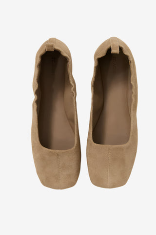 St. Agni Suede Ballet Flat