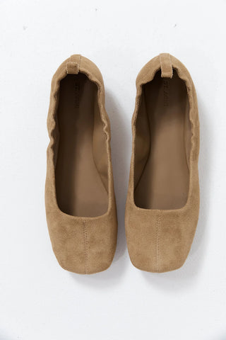 St. Agni Suede Ballet Flat