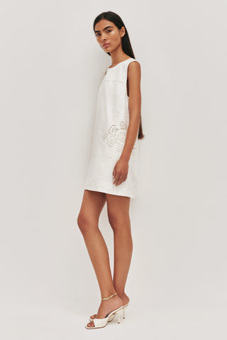 Aje Halo Embroidered Dress