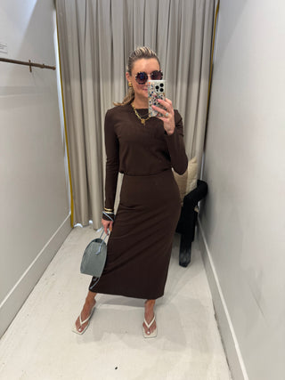 Tibi Compact Knit Slim Top