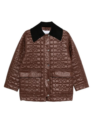Ganni Shiny Quilt Jacket