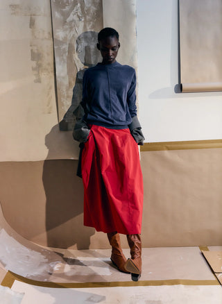 Tibi Nylon Lantern Skirt