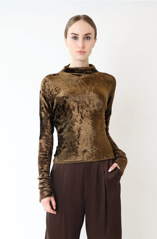 Lapointe Velvet Dolman Top