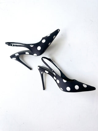 Black Suede Studio Branca Heel