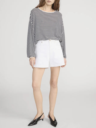 Frame The Striped Slouchy Sweater