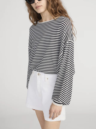Frame The Striped Slouchy Sweater