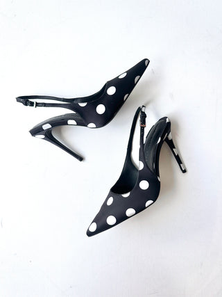 Black Suede Studio Branca Heel