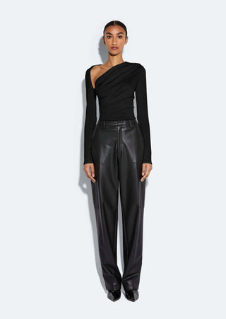 Lapointe Faux Leather Tapered Pants