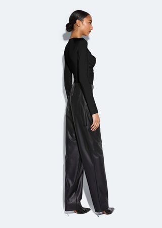 Lapointe Faux Leather Tapered Pants