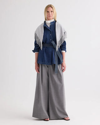 TWP Fringe Triangle Scarf
